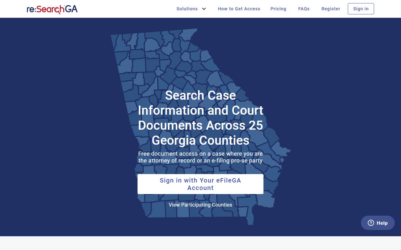 Taylor County court records reSearchGA platform